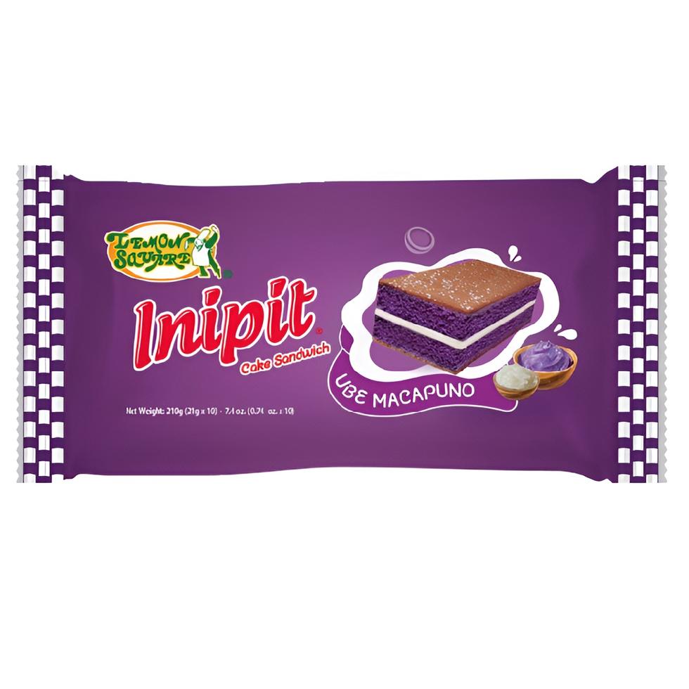 Lemon Square Inipit Ube Macapuno 10x23g — Primo Mart