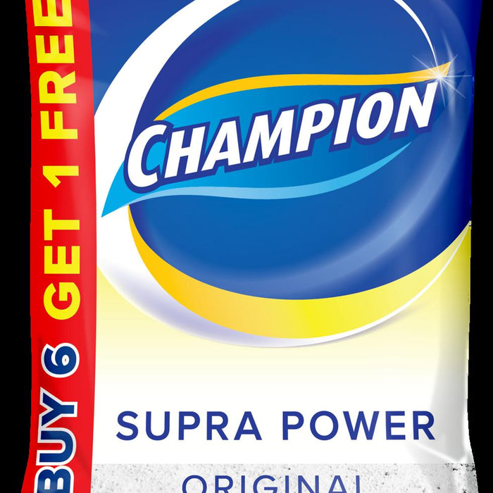 Champion Detergent Powder Regular Supra Clean (Blue) 40g 6+1 -p