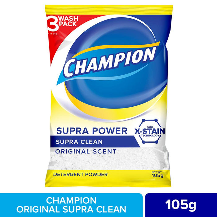 Champion Detergent Powder Regular Supra Clean 120g(105g)