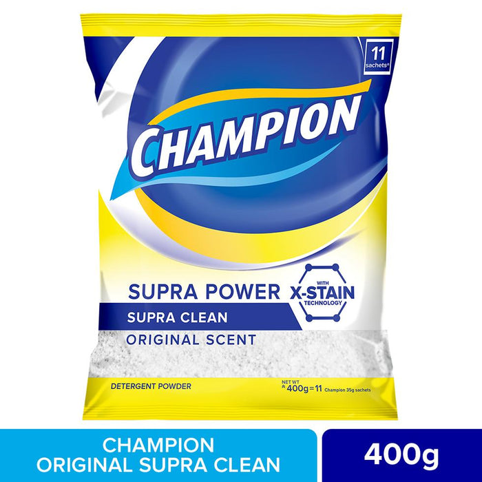 Champion Detergent Powder Regular Supra Clean 400g
