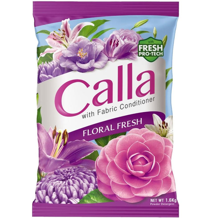 Calla Detergent Powder Fabcon Floral Fresh 1.6kg