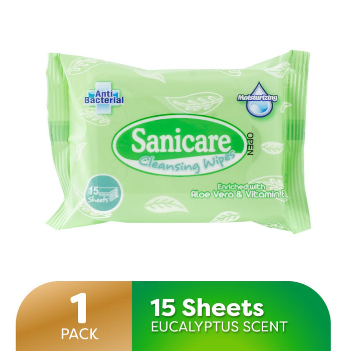 Sanicare Wipes Cleansing 15as