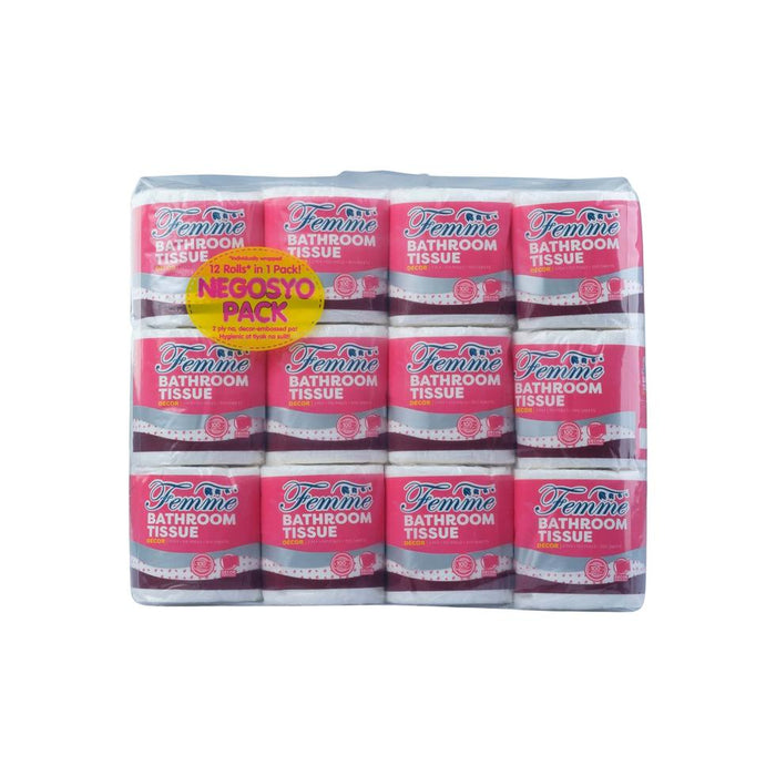 Femme Bathroom Tissue 2Ply negosyo pack (12pcs)