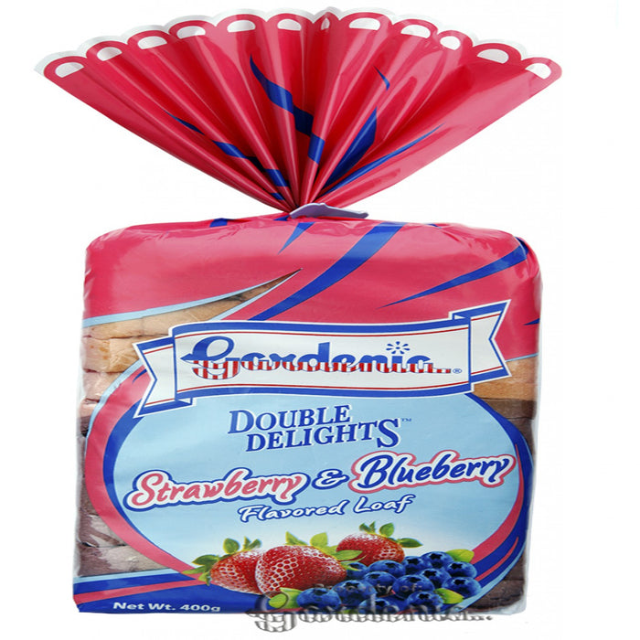 Gardenia Double Delights Strawberry And Blueberry 400g