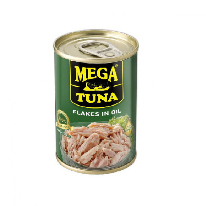 Mega Tuna Flakes Flakes and Oil 155g