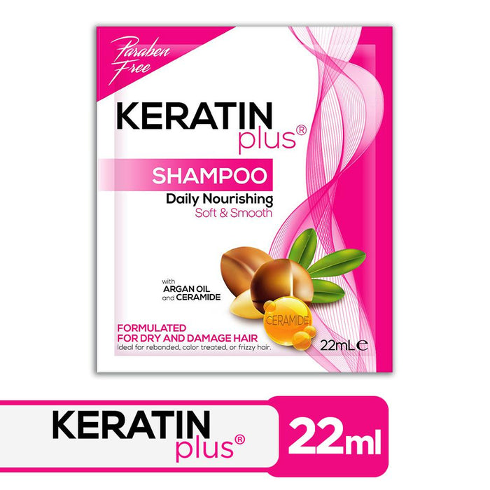 Keratin Plus Shampoo Daily Nourishing 24ml