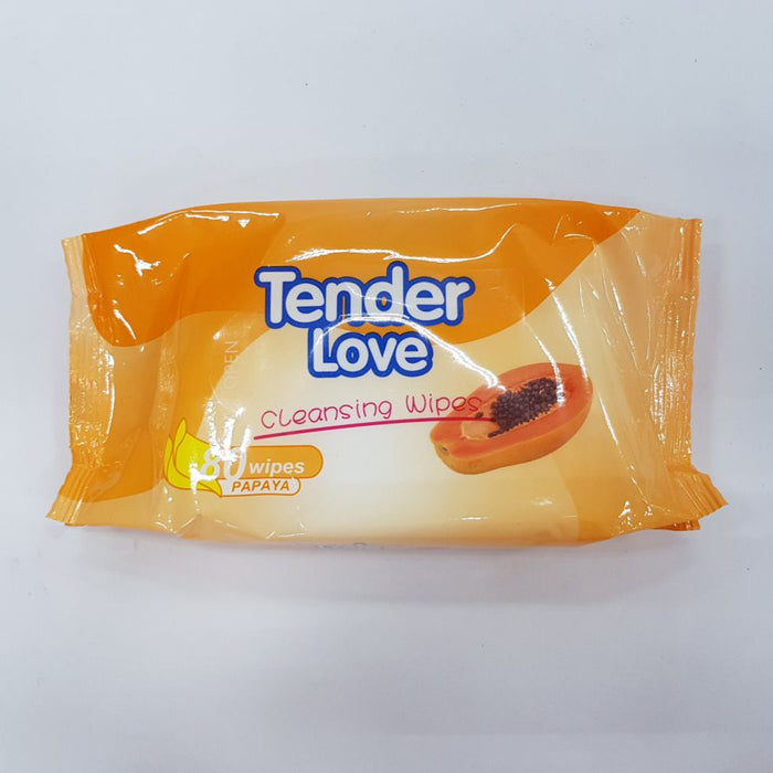 Tender Love Baby Wipes Papaya 80as
