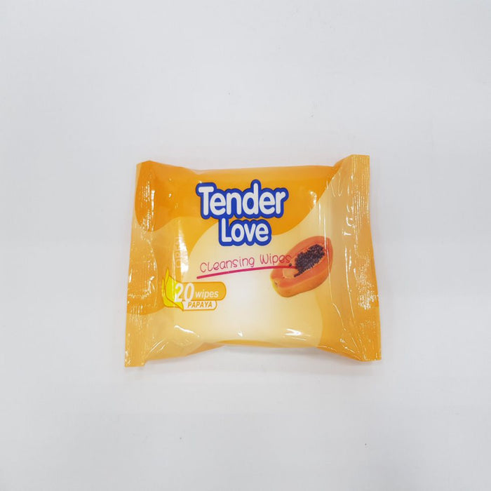 Tender Love Baby Wipes Papaya 20as