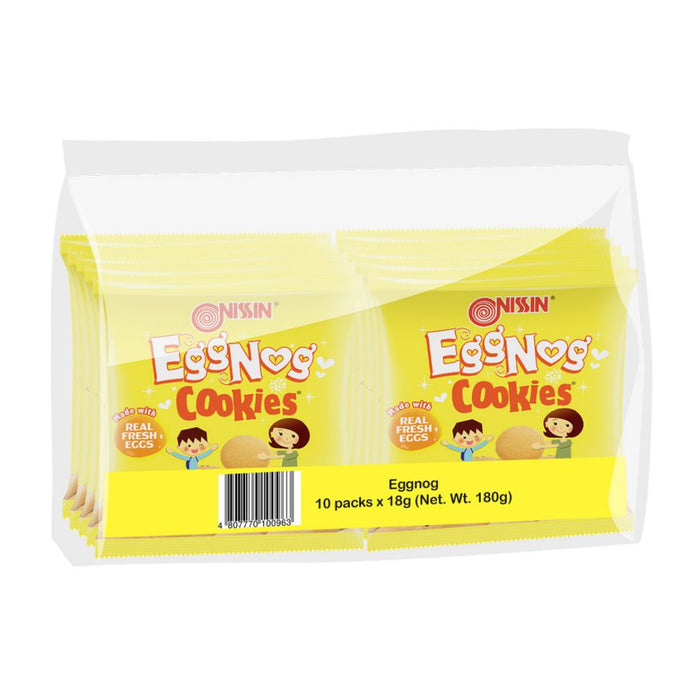 Nissin Eggnog Cookies 10x18g