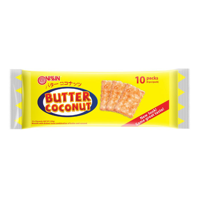 Nissin Biscuit Butter Coconut 10x25g