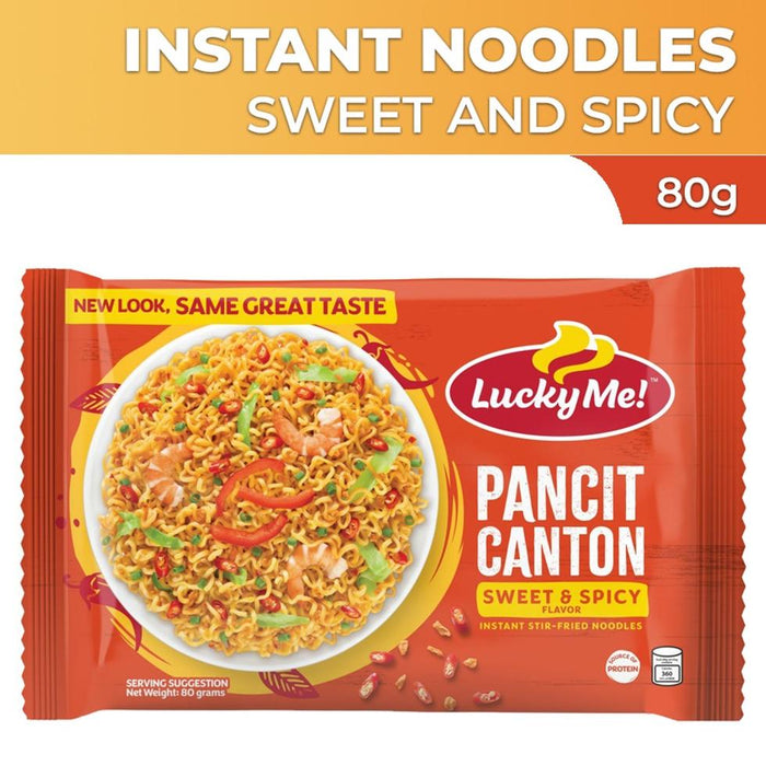 Lucky Me Instant Pancit Canton Sweet and Spicy 80g