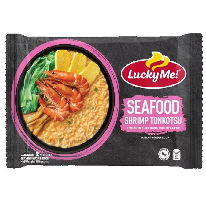 Lucky Me Shrimp Tonkotsu 60g