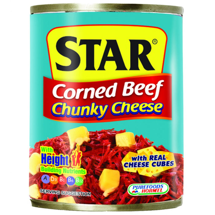 Star Corned Beef Chunky Cheese 260g