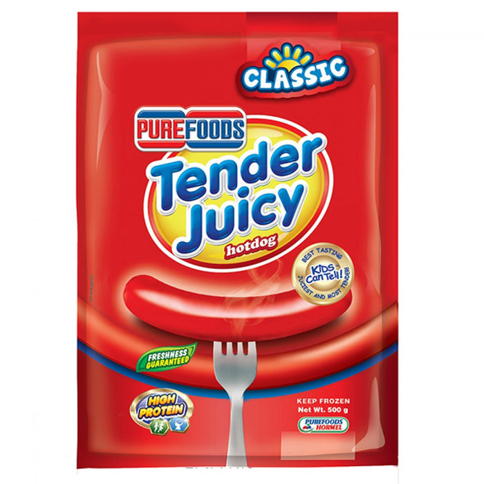 Purefoods Tender Juicy Hotdog Reg. 500g