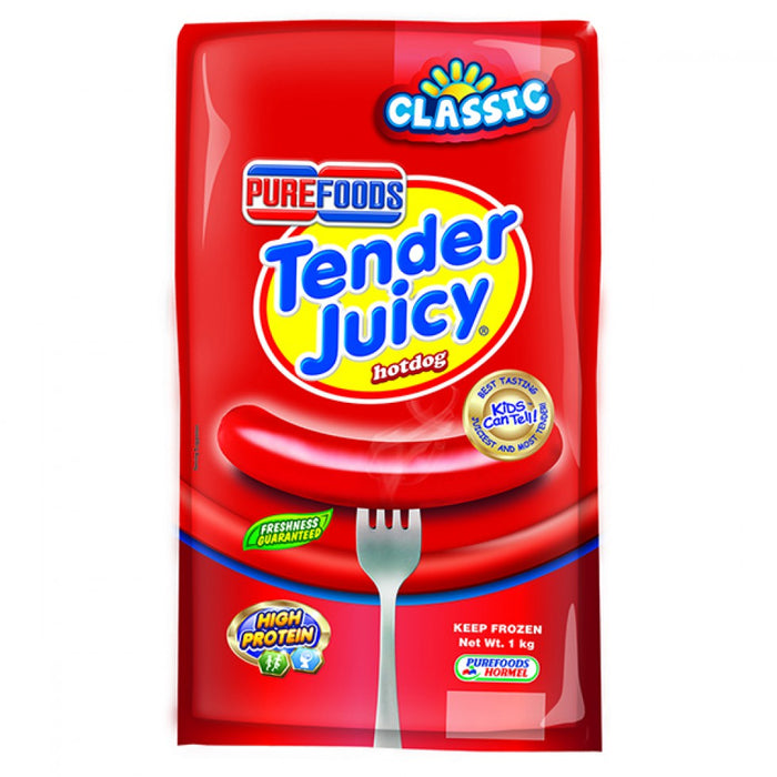 Purefoods Tender Juicy Hotdog Reg. 1kg