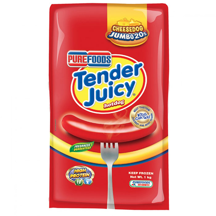 Purefoods Tender Juicy CheeseDog Jumbo 1kg