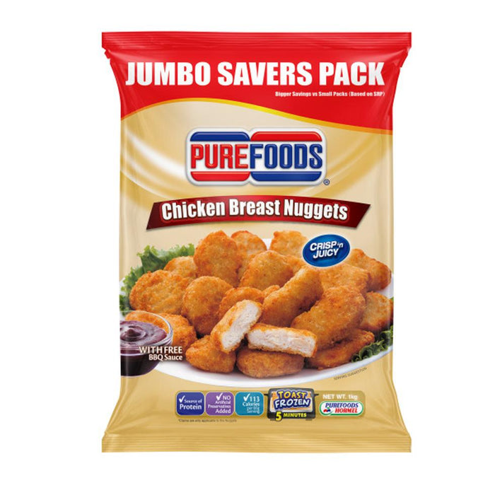 Purefoods Chicken Breast Nuggets 1KG