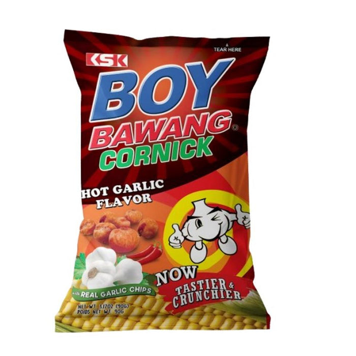 Boy Bawang Cornick Hot Garlic Flavor 100g