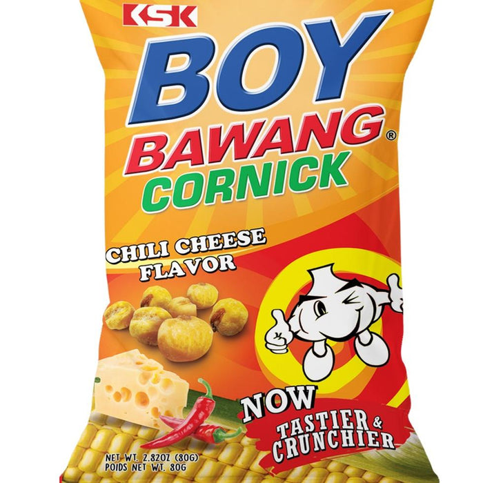 Boy Bawang Cornick Chili Cheese 90g (80g)