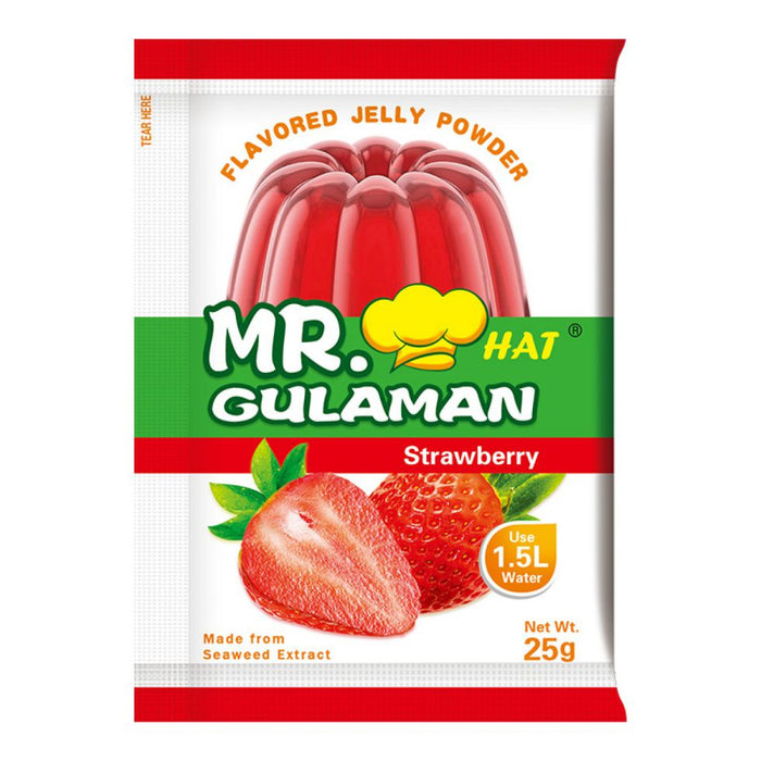 Mr. Hat Gulaman Powder Strawberry 25g
