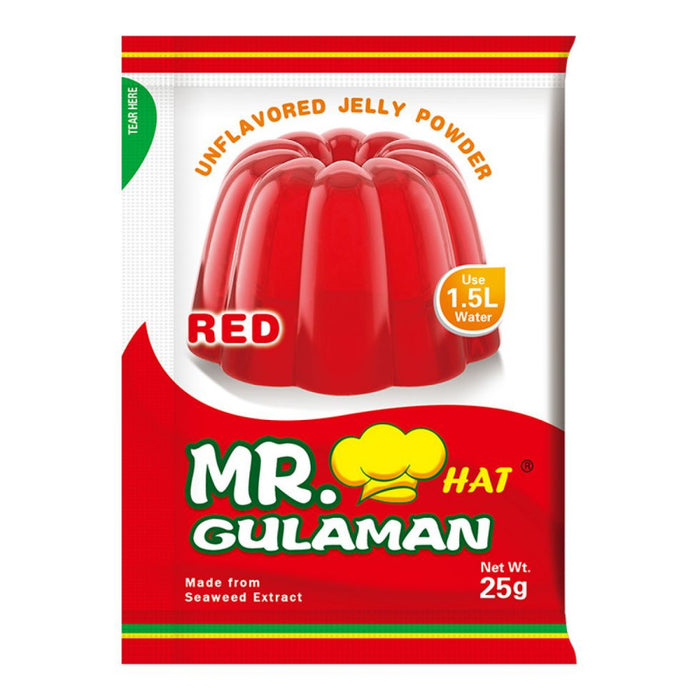 Mr. Hat Gulaman Powder Red 25g