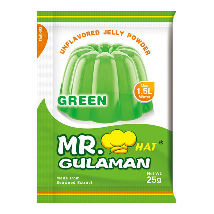 Mr. Hat Gulaman Powder Green 25g