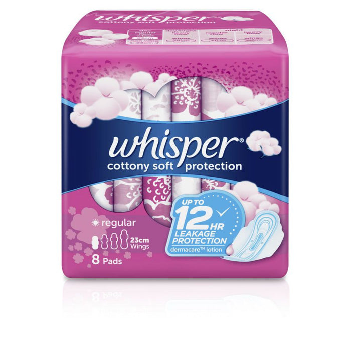 Whisper Cottony Clean w/ Wings 8s