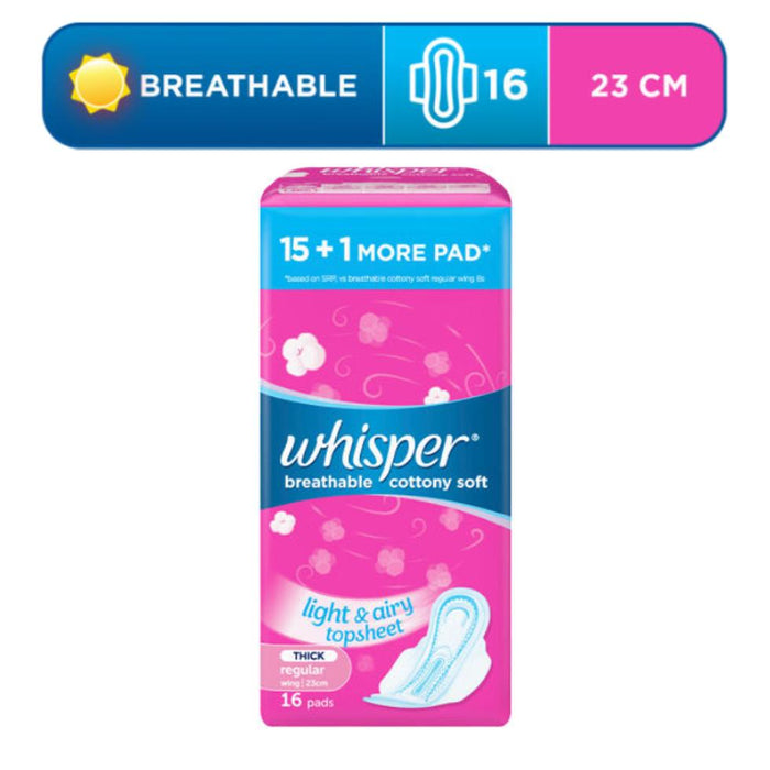 Whisper Cottony Clean w/ Wings 16s