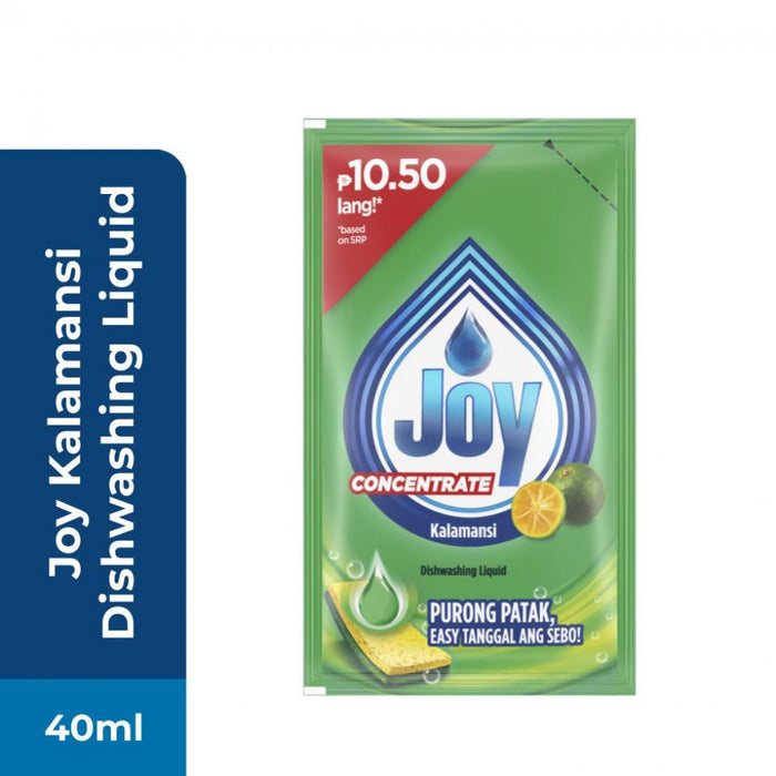 Joy Dishwashing Liquid Kalamansi (Green) 40ml