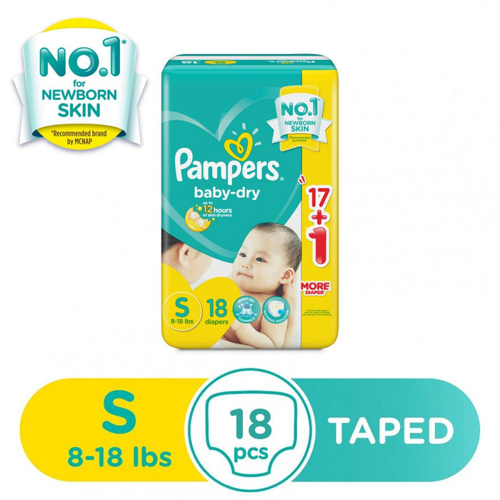 Pampers Diaper Baby Dry S 18as