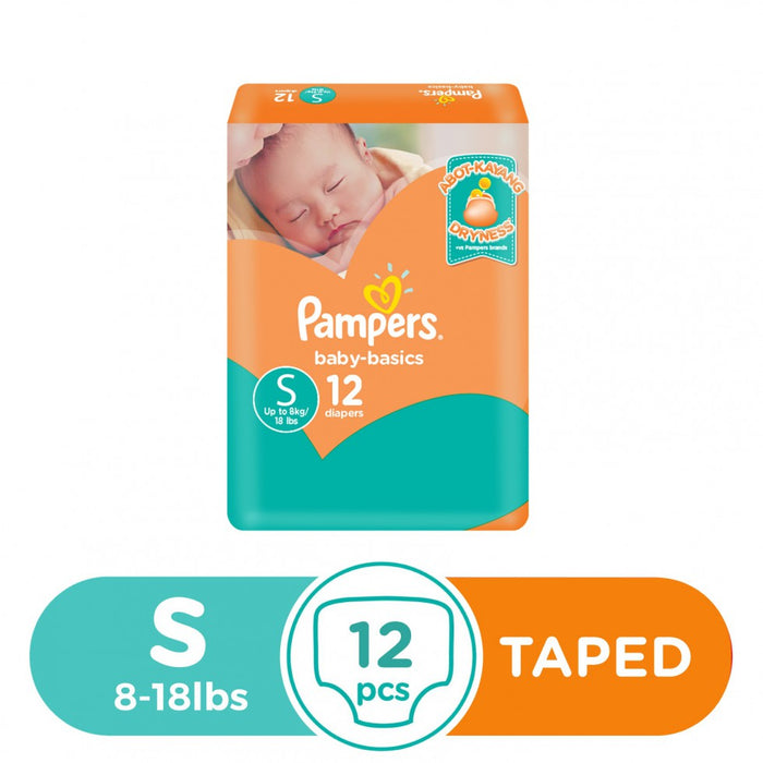 Pampers Basic Small 12s 8kg