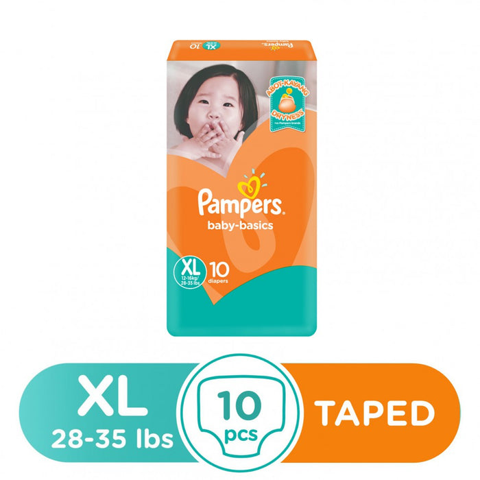 Pampers Basics XL 10s 1216kg