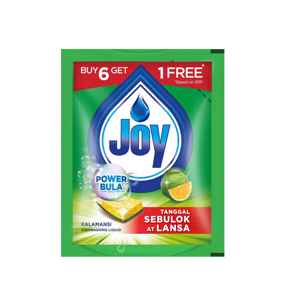 Joy Dishwashing Liquid Kalamansi (Green) 18.5ml 6+1 -p — Primo Mart