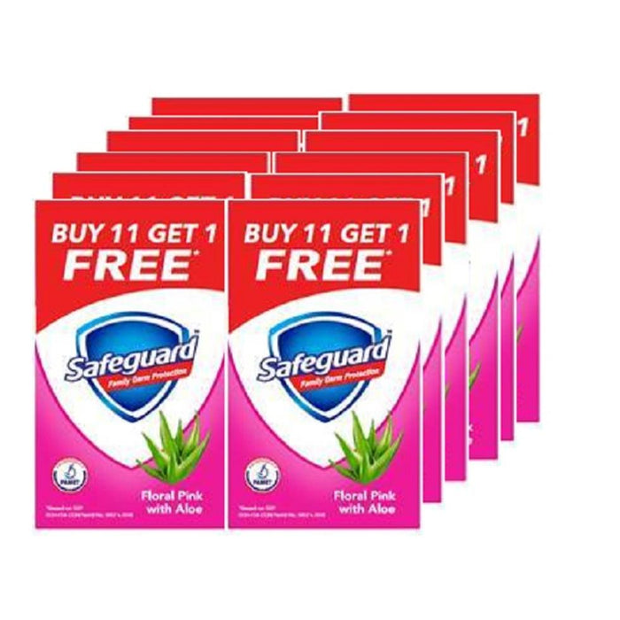 Safeguard Soap Floral Pink 60g 11+1 -p