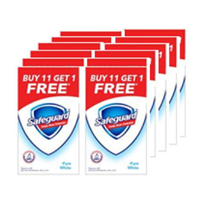 Safeguard Soap Pure White (W) 60g 11+1 -p