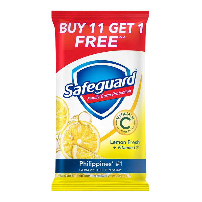 Safeguard Soap Lemon (Y) 60g 11+1 -p