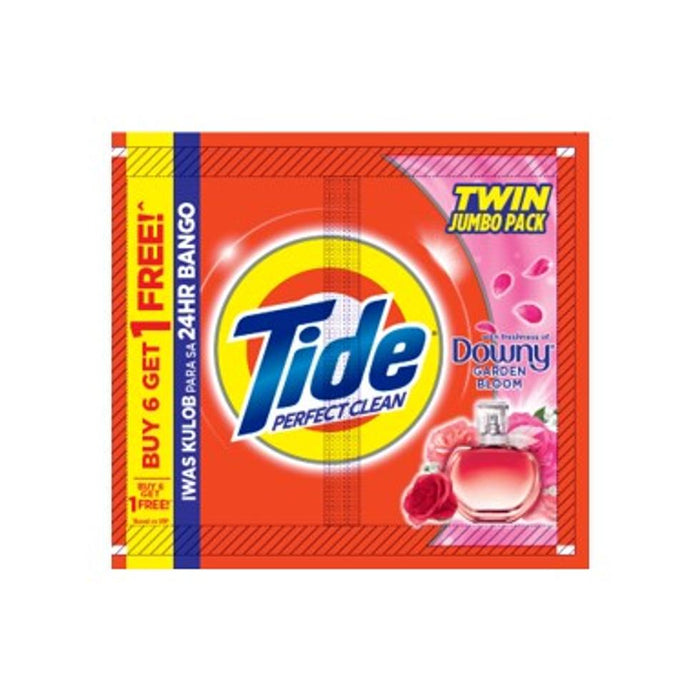 Tide Detergent Powder Perfect Clean w/ Freshness of Downy Garden Bloom 74g 6+1 -p