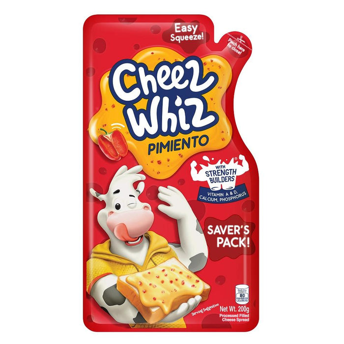 Cheez Whiz Pimiento Easy Squeeze 220g