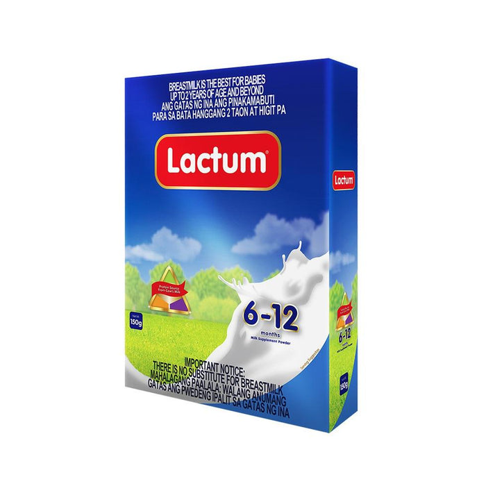 LACTUM 6-12 MOS FOLLOW-ON MILK PLAIN 150G
