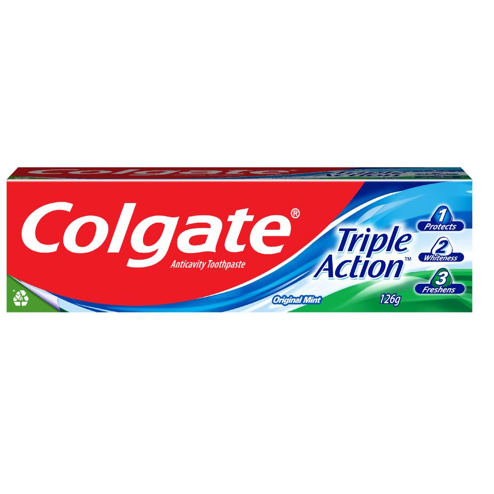 Colgate Toothpaste Triple Action 126g — Primo Mart