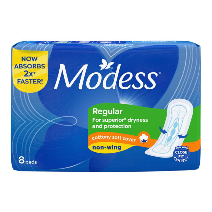 Modess Cottony Soft Reg Maxi NonWing 8as