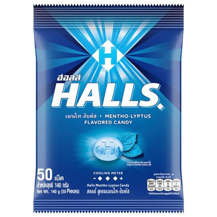 Halls Candy Menthol 50as