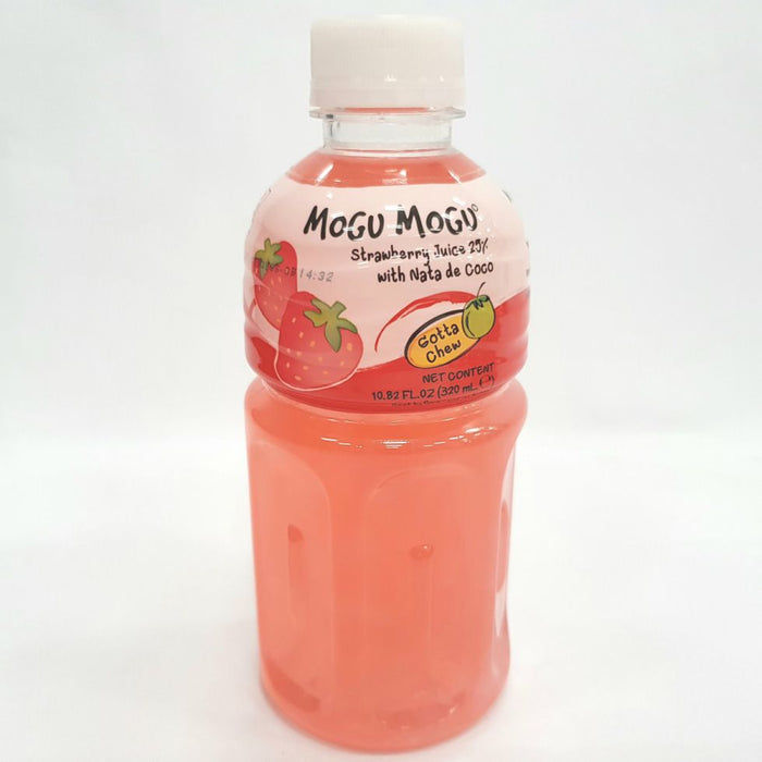 Mogu Mogu Nata De Coco Juice Strawberry 320ml