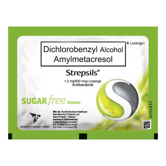 Strepsils Sugar Free Lemon 6s