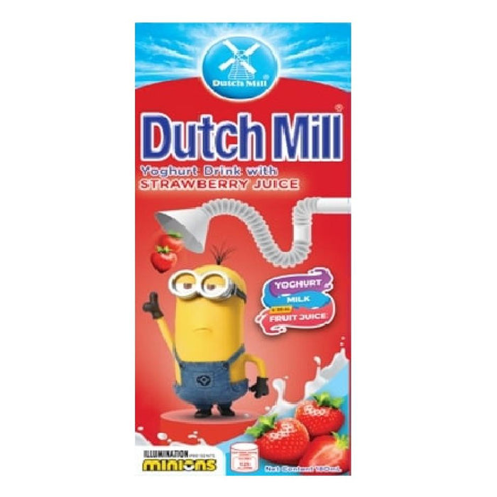 Dutch Mill Yogurt Drink Stawberry 180ml