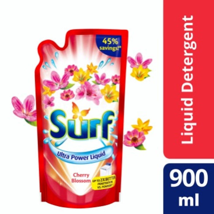 Surf Liquid Detergent Cherry Blosom (Red) 900ml