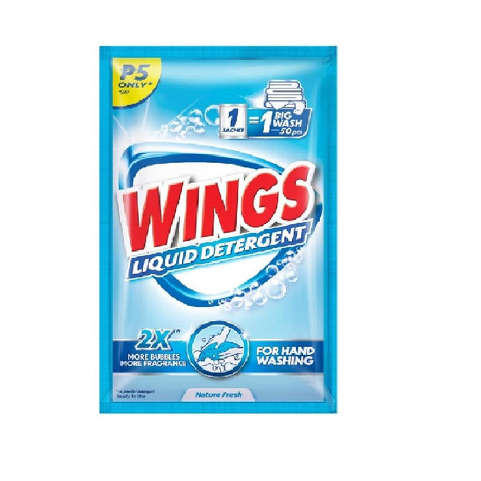 WINGS LIQUID DETERGENT NATURE FRESH 40ML