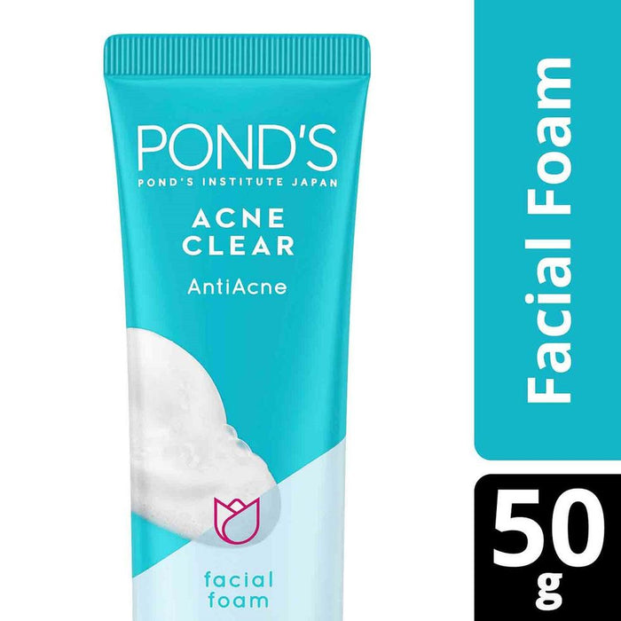 Pond's Acne Clear Facial Foam with Thymol, Salicylic 50g
