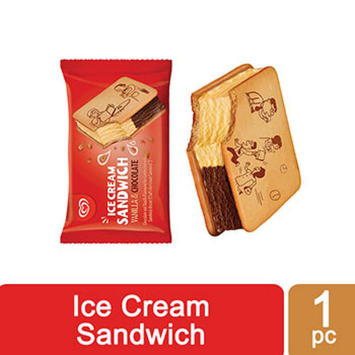 Selecta Ice Cream Sandwich Vanilla & Choco 80ml