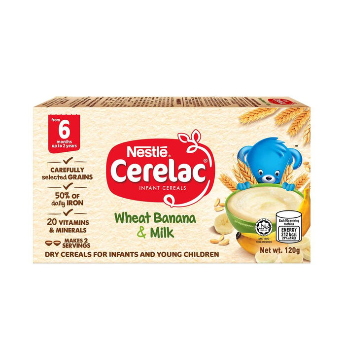 Cerelac Wheat Banana and Milk 120g